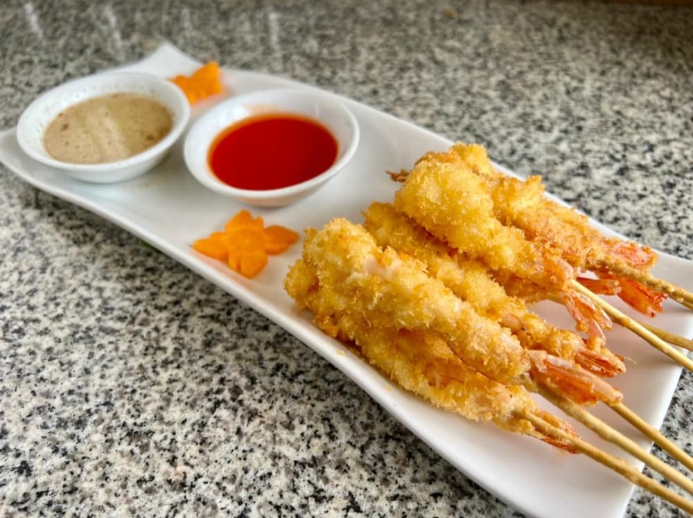 Langostinos al panko